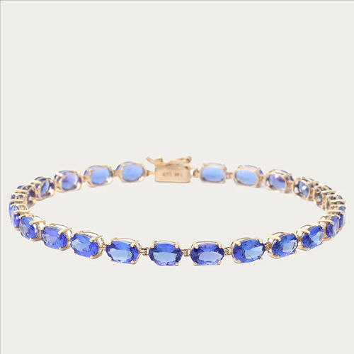 Beautiful And Elegant OVAL AAA Tanzanite Bracelet