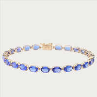 Beautiful And Elegant OVAL AAA Tanzanite Bracelet