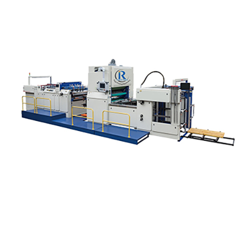 White/blue Automatic Sheet To Sheet Film Lamination With Flying Knife