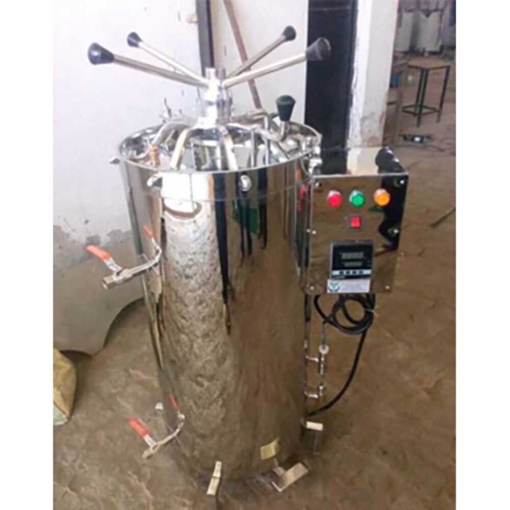 Verticals Steel Autoclave - Chamber Thickness: 0-5Mm