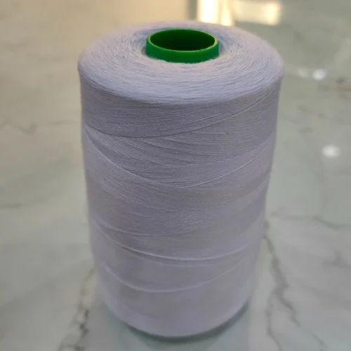 Light In Weight 2000M White Spun Polyester Thread