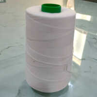 White Spun Polyester Thread - 1500m Length, 100% Durable Polyester Material, Versatile For Various Sewing Applications