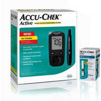 Black Accu-chek Active Blood Glucose Monitoring System