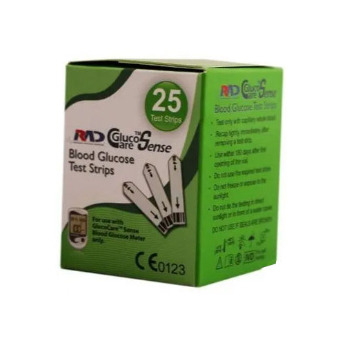 GlucoCare Sense Blood Glucose Test Strips