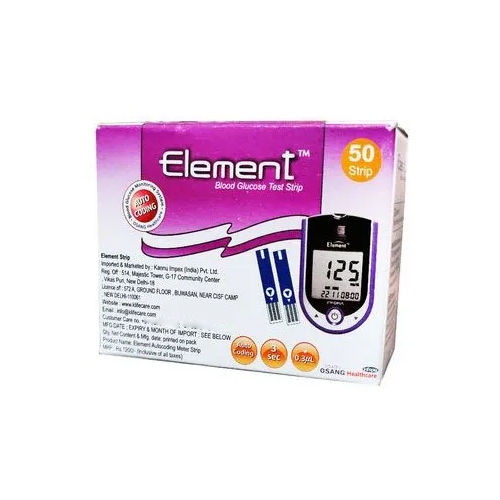 Element Blood Glucose Test Strips