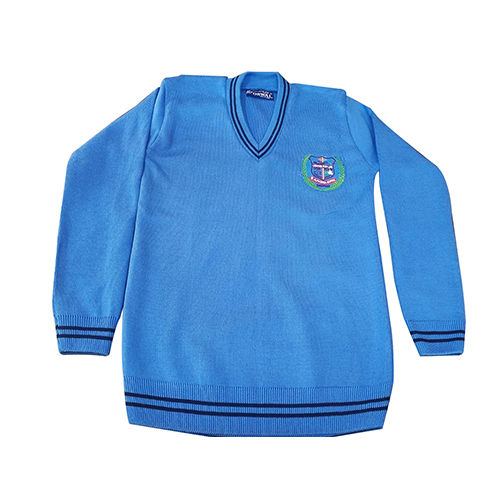 Blue Uniform Sweater Age Group: 8-16 Years