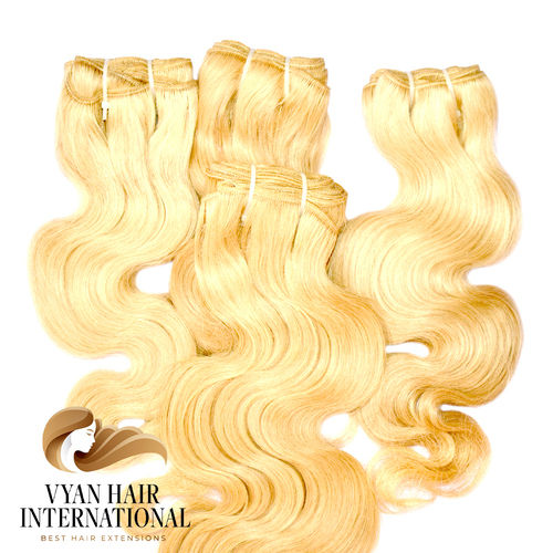 Blonde Human Hair Bundle 100% Hair Raw Peruvian Virgin Grade Natural Peruvian Virgin Hair