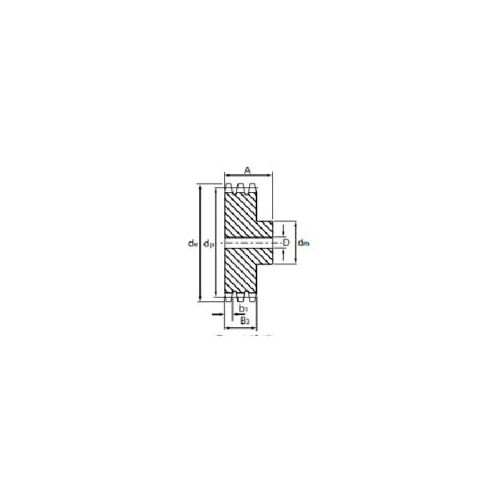 Sprockets Pilot bore Triplex