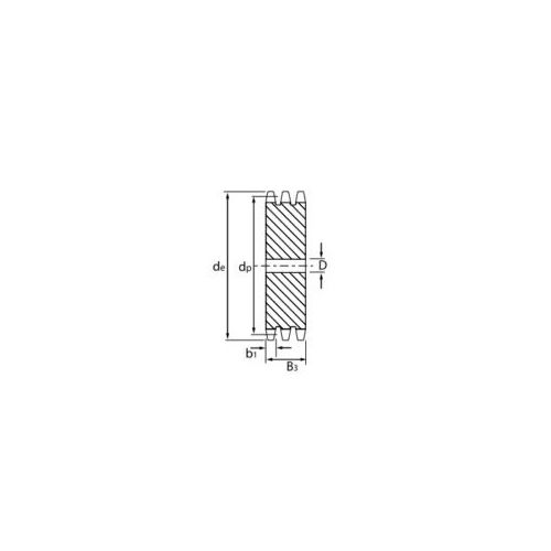 Sprocket platewheel Triplex