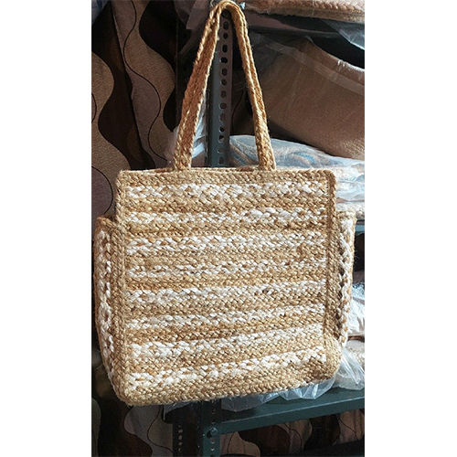 Womens handy Rectangle Jute Handbag