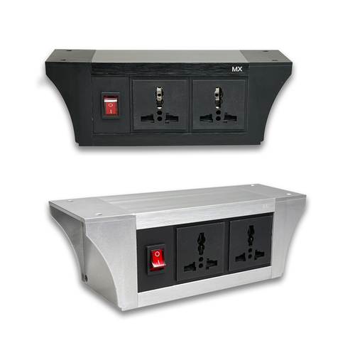 Pdu Under Table Uni Socket 6/13 A With 2 Usb 2.4 Amp With Dual Pole Led Indicator Switch With 6 Amp Cord Mx 6407 / 6408 / 6409 / 6410