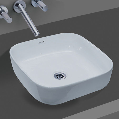 White Square Table Top Wash Basin