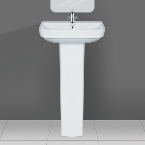 Square Pedestal Wash Basin