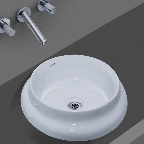 White Round Table Top Basin