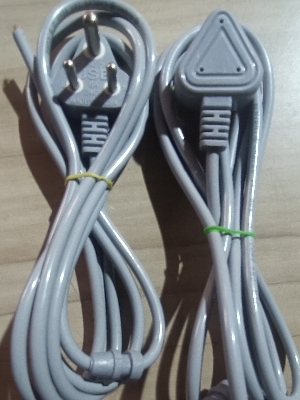 3 Pin Power Supply Cord For Mixture Grinder