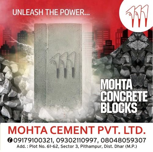 Solid and Strong Built Concrete Blocks