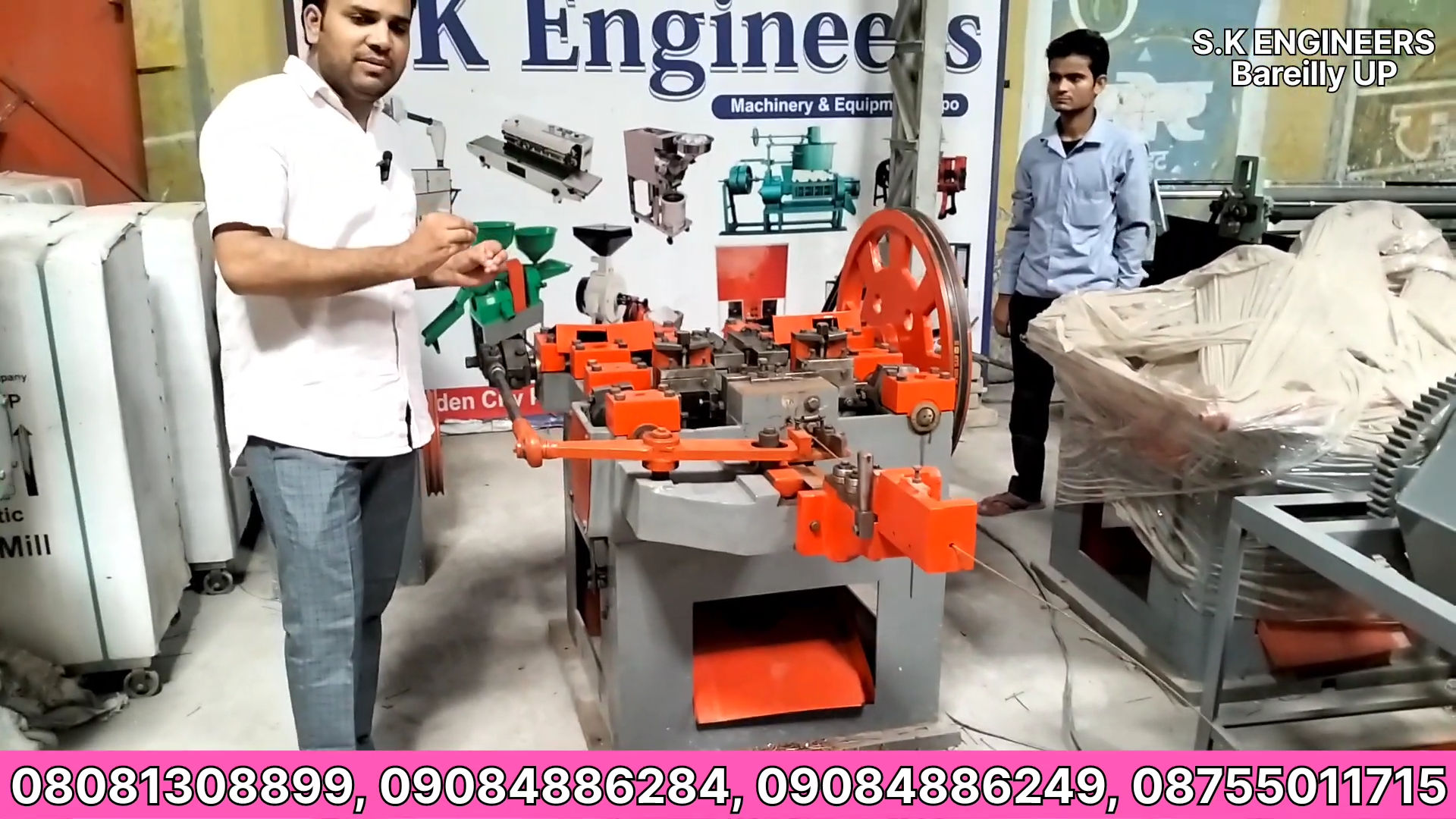 FULLY AUTOMATIC WIRE NAIL MAKING MACHINE