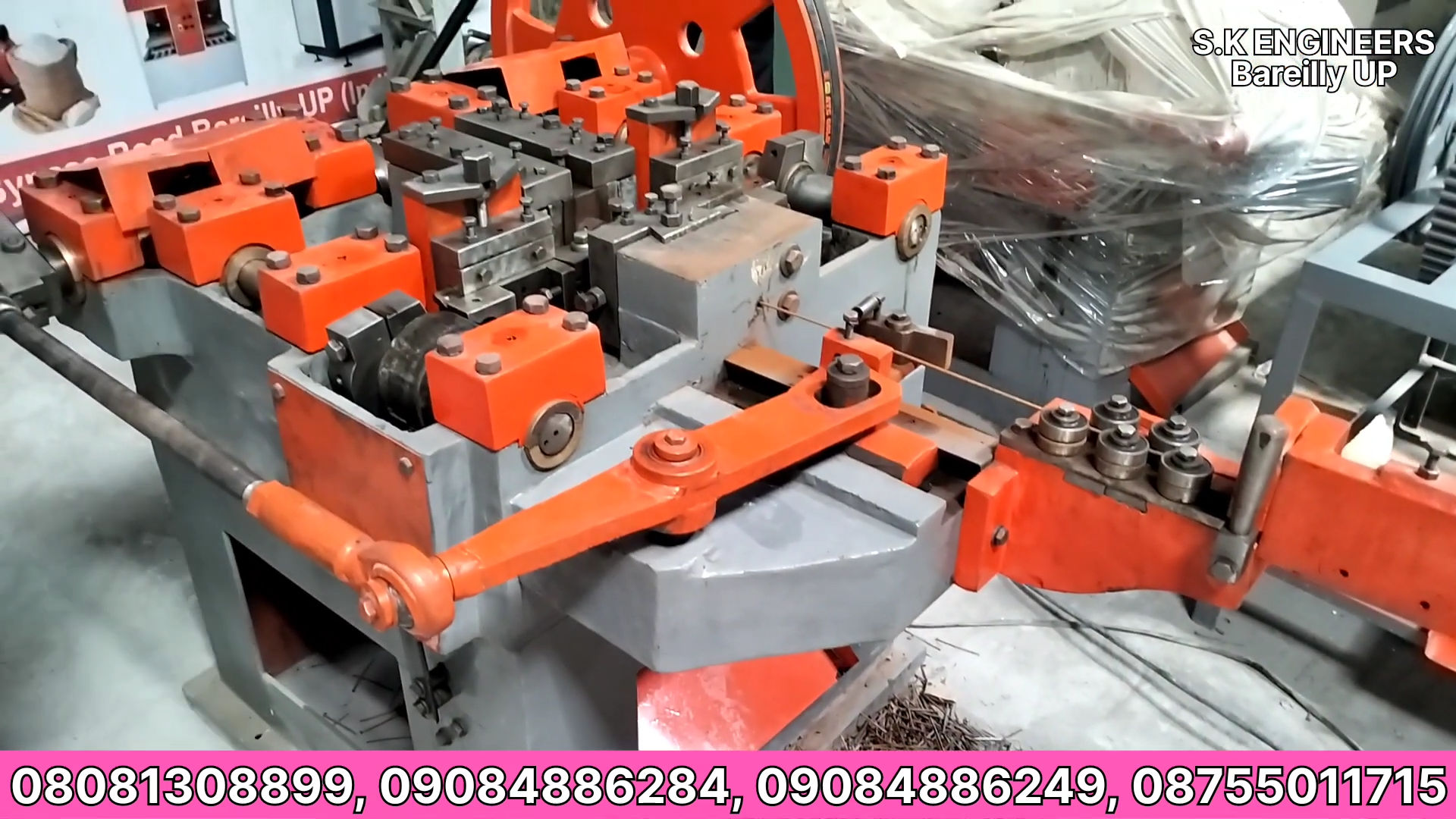 FULLY AUTOMATIC WIRE NAIL MAKING MACHINE