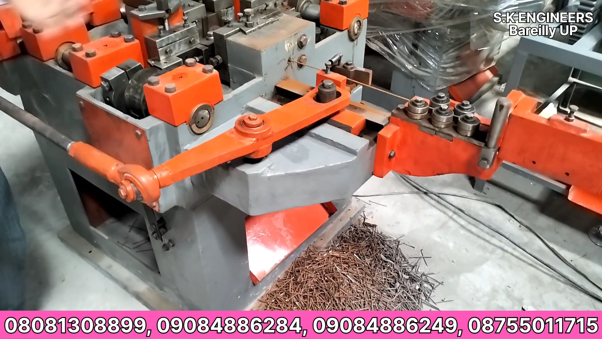 FULLY AUTOMATIC WIRE NAIL MAKING MACHINE