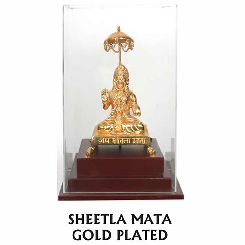 Sheetla Mata Gold Plated statues