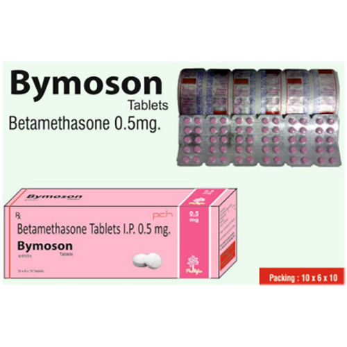 Bymoson (Pink) Ingredients: Betamethasone 0.5Mg