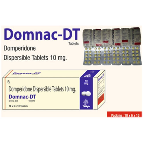 Domnac Dt Ingredients: Domperidone Dispersible Tablets 10Mg