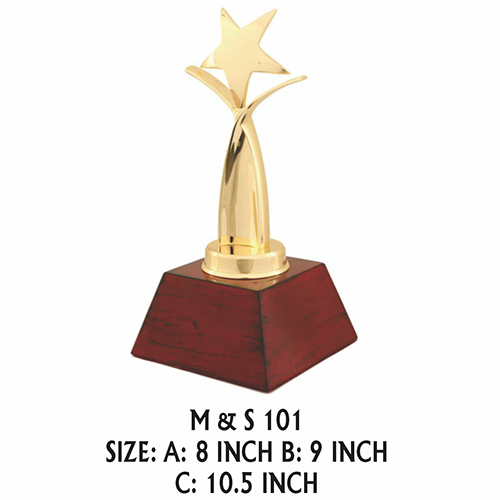 Attractive Design Polished Brass Metal Trophies