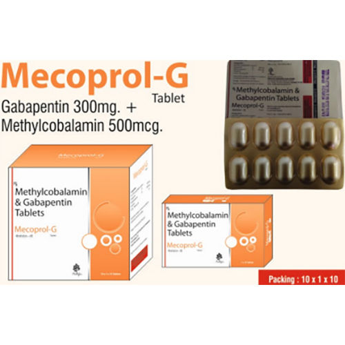 Mecoprol G Ingredients: Gabapentin 300Mg +Methylcobalamin 500Mcg