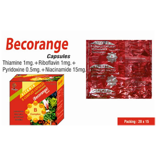 Becorange Capsules Keep In A Cool & Dry Place