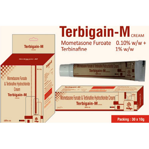 Terbigain - M Cream Ingredients: Terbinafine Hcl 1% + Mometasone Furoate 0.1%