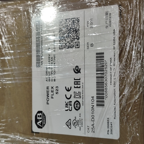 ALLEN BRADLEY 25A- D010N104 POWERFLEX 523 AC DRIVE (NEW FACTORY SEALED)