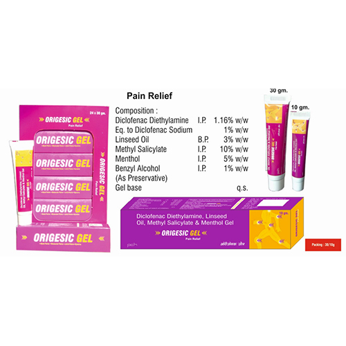 Origesic Pain Relief Gel