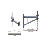 Cuplock Beam Brackets - Steel, 48.3mm Diameter, 3mm Thickness | Ideal For Durable Structural Support In Construction Applications