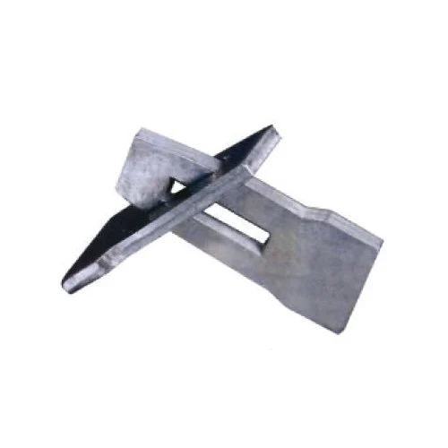 Scaffolding Wedge Clips - Steel Alloy Silver Finish | Industrial Use for Secure Platform Assembly and Stability