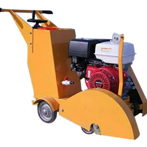 250E Concrete Groove Cutter - 250 Kilograms Weight, Yellow Finish | Heavy-Duty Design for Efficient Grooving