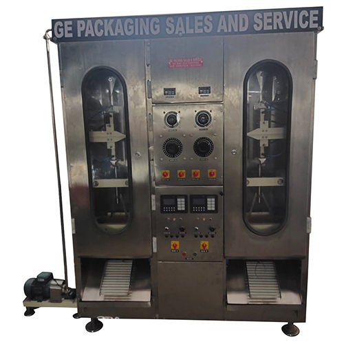 Automatic double head oil pouch packing machine