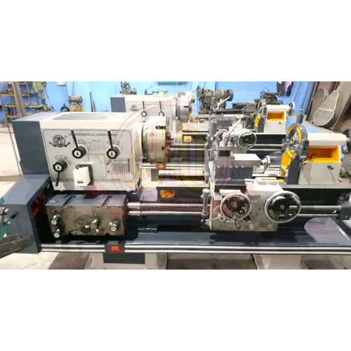 5.06 Feet Geared Heavy Duty Lathe Machine