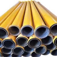 Wedge Type Concrete Pump Pipeline Pipe - Color: Yellow Paint Coated