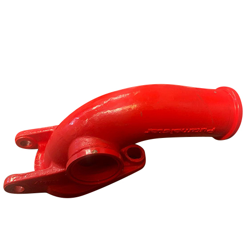 Putzmeister Pump Foldable Elbow - Color: Red Paint Coated