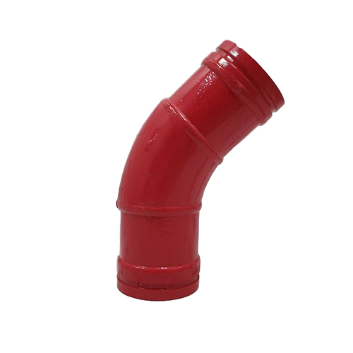 Putzmeister Delivery Elbow - Color: Red Paint Coated