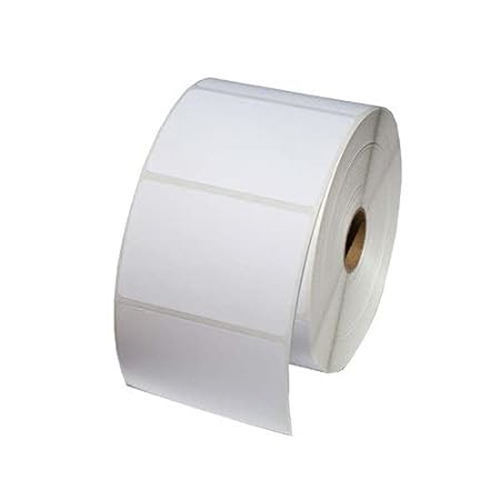 75X50 Cromo Barcode Label - Color: White
