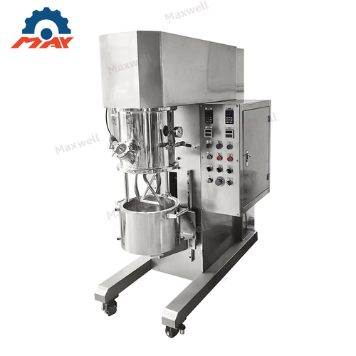 10L Lab Vacuum Double Planetary Mixer Industrial Sealant Silicone Mixing Machine