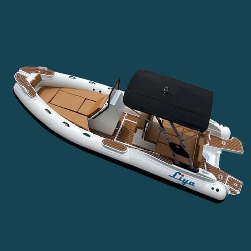 Liya 22ft semi rigid inflatable fishing boats rib yacht for sale