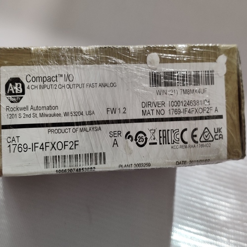 ALLEN BRADLEY 1769-IF4FXOF2F COMPACT ANALOG I/O MODULE (NEW FACTORY SEALED)