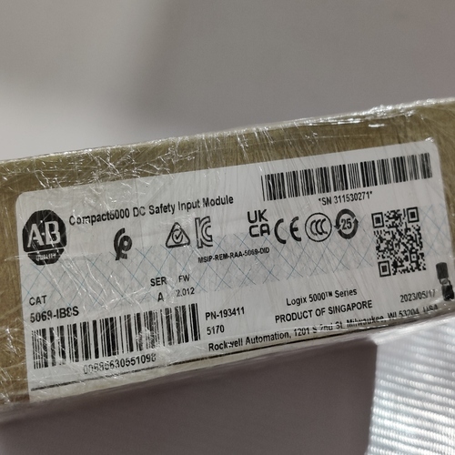 ALLEN BRADLEY 5069-IB8S COMPACT 5000 DC SAFETY INPUT MODULE (NEW FACTORY SEALED)