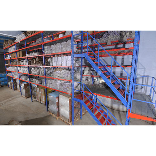 Industrial Multi-Tier Shelving System Application: Storage