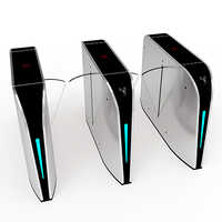 Luxury Security Flap Turnstile Price For Airport Crowd Control