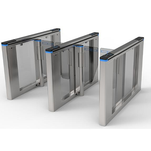 Office Security Gate Swing Barrier Glass Turnstile