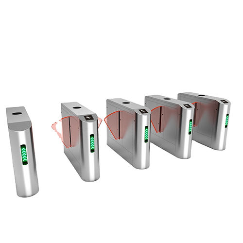Automatic Flap Barrier Turnstile With Card Reader