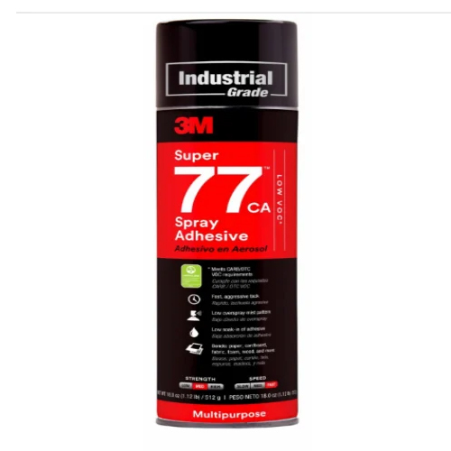 Long Lasting 3M Super 77 CA Multi-Purpose Spray Adhesive